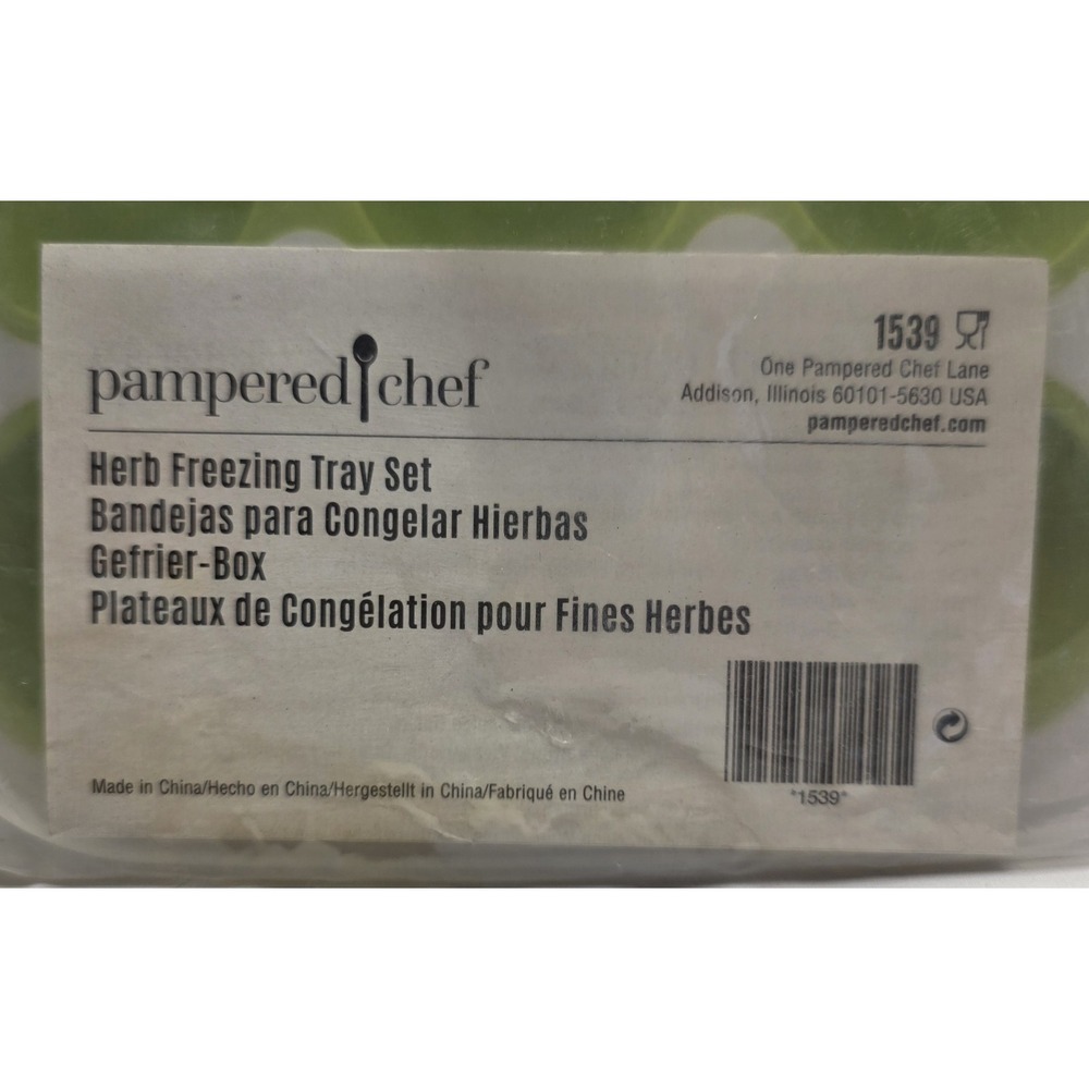 Pampered Chef Herb Freezing Tray Set - New No. 1539 - Picture 3 of 3